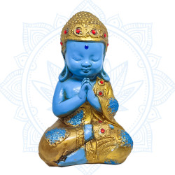 Buda sidarta - Azul e Dourado