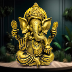 Deus Ganesha Dourado