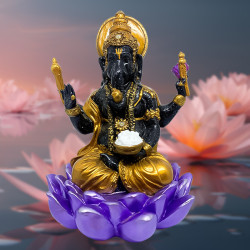 Deus Ganesha - Flor de Lotus
